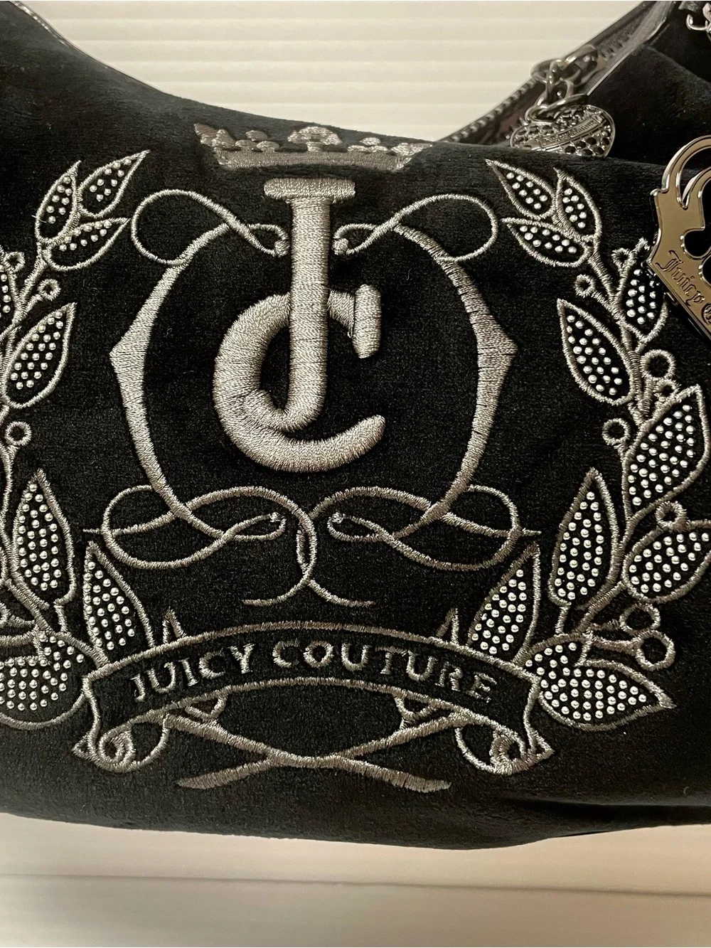 Juicy Couture Sparkle Royal Hobo Shoulder Bag - Picture 2 of 9